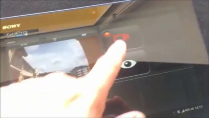Xperia Tablet Z steruje kamerą GoPro