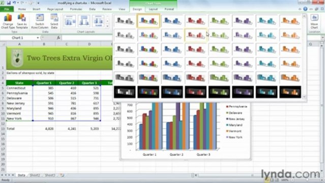 1204 Modifying a column chart