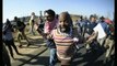 South African police clash with protesters