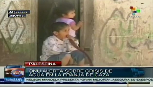 Escasez de agua hará inhabitable la Franja de Gaza
