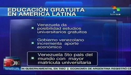 Venezuela a la vanguardia de educación universitaria en AL