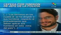 Cepeda responsabiliza al jefe de la Policía por violencia en Catatumbo