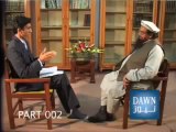 Hafiz Muhammad Saeed with Azaz Syed  (Dawn News 10-Feb-12)