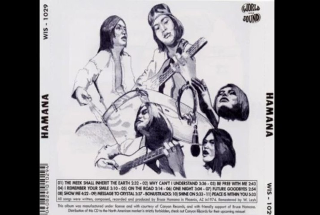 Hamana."Whu Can I Understand"1974 Us Psych Folk Rock