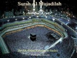 058 Surah Mujadilah (Abdul Rahman as-Sudais)