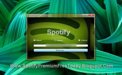 Spotify Premium Code Generator \ Juillet - August 2013 Update