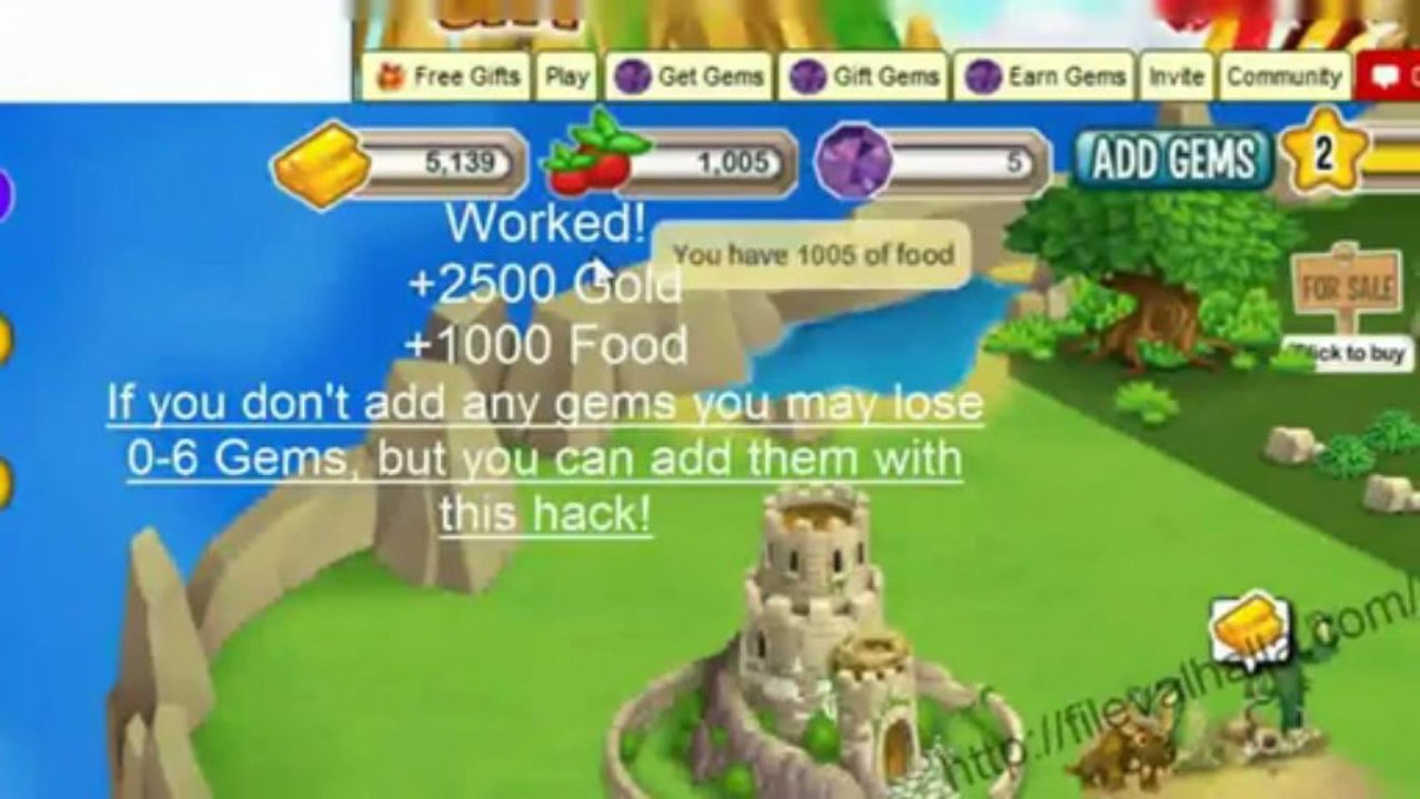 Dragon City - Hack 2013 - Multihack - Gold, Gems, Food