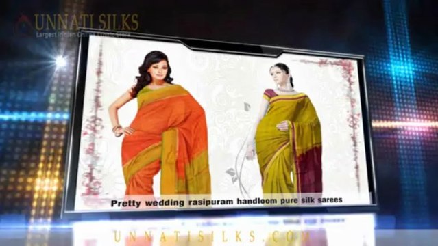 Rasipuram Sarees Online, Buy Rasipuram Silk Saris, Indian ethnic Rasipuram handlooms