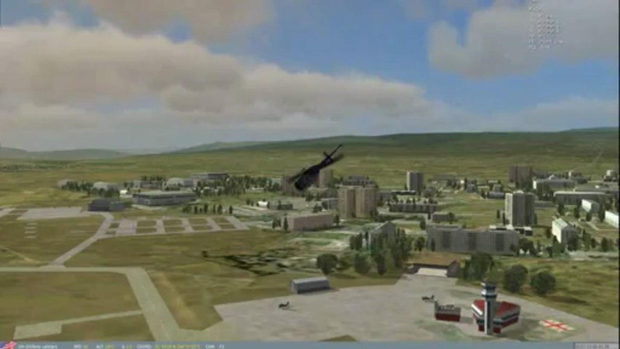 UH-1D DCS résultat réglages en mode uh-1d Sim