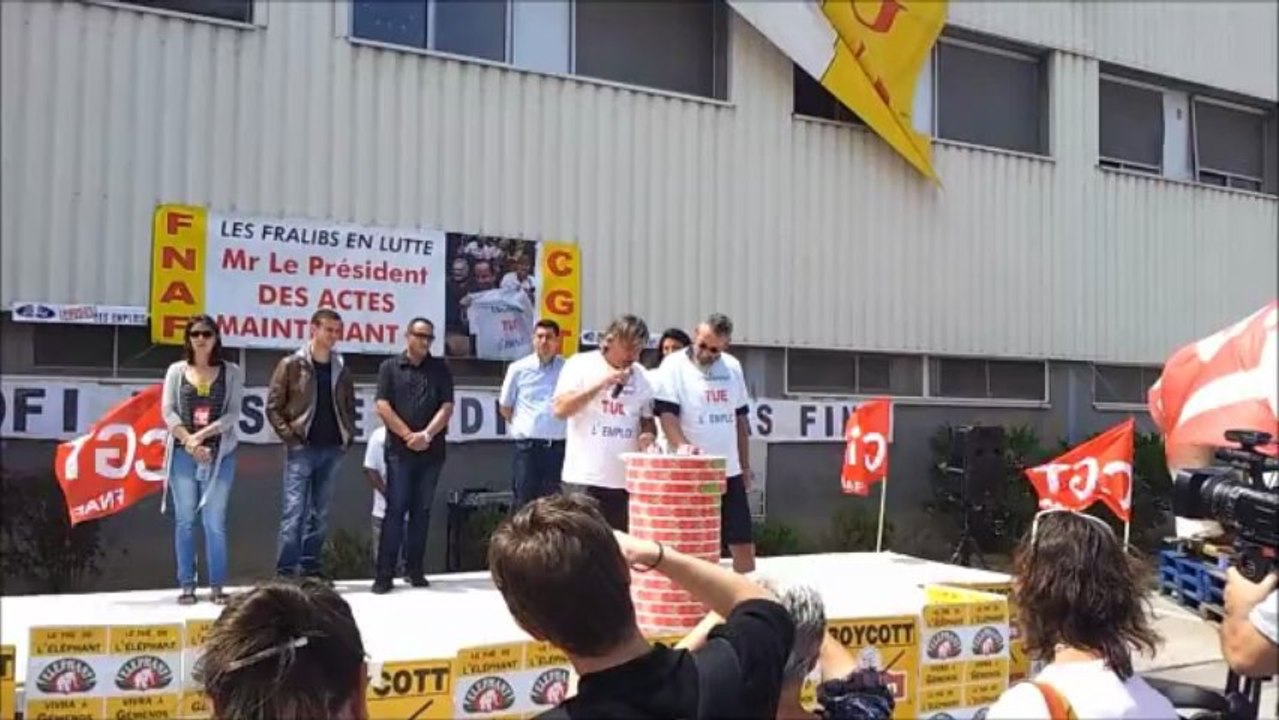 Carrefour des luttes à FRALIB, 28 Juin à Gémenos, Vidéo 1