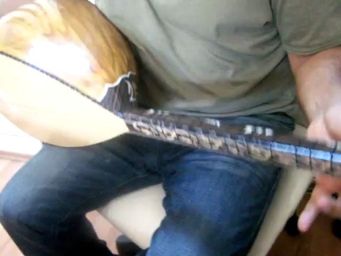sarı ceviz kısa sap gitar burgulu bağlama