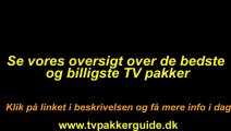 Sammenlign TV pakke priser fra TV udbydere i Danmark