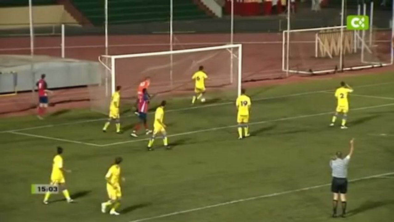 Selección de Lanzarote vs UD Las Palmas (0 5) QUIROGA, VITOLO, J VIERA, SERGIO y VICENTE