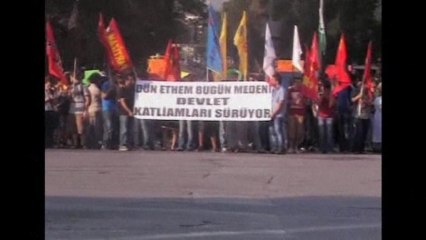 Shootings spark new Turkey protests