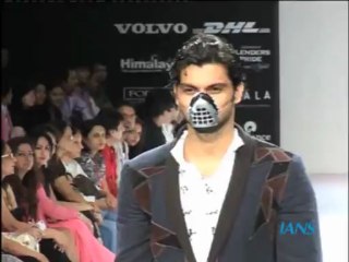 Abhishek Dutta's Innovative Fashion Collection Featuring Anti-Pollution Masks 😷
