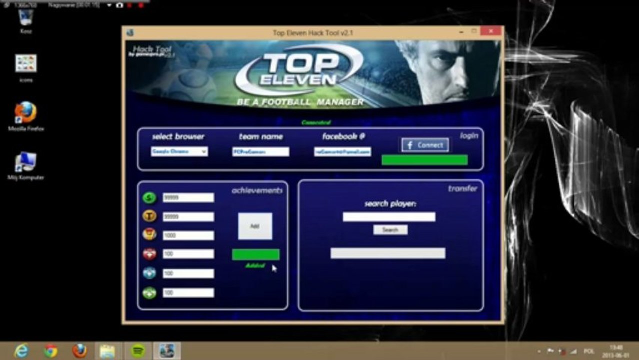 Pirate TOP ELEVEN pour illimité cash, tokens et...
