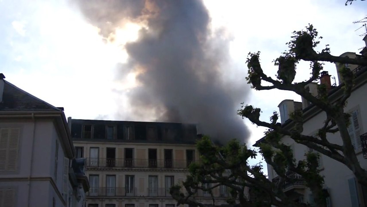 Incendie de l'Hôtel Metropole à Aix-les-Bains