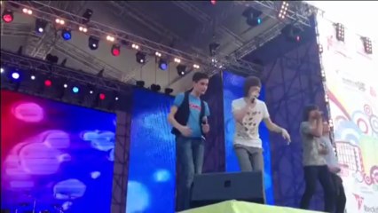 Герои Пока мы молоды (29.06.13.) съёмка Насти Шумной