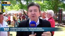 Mélenchon demande l'asile politique pour Snowden, un 