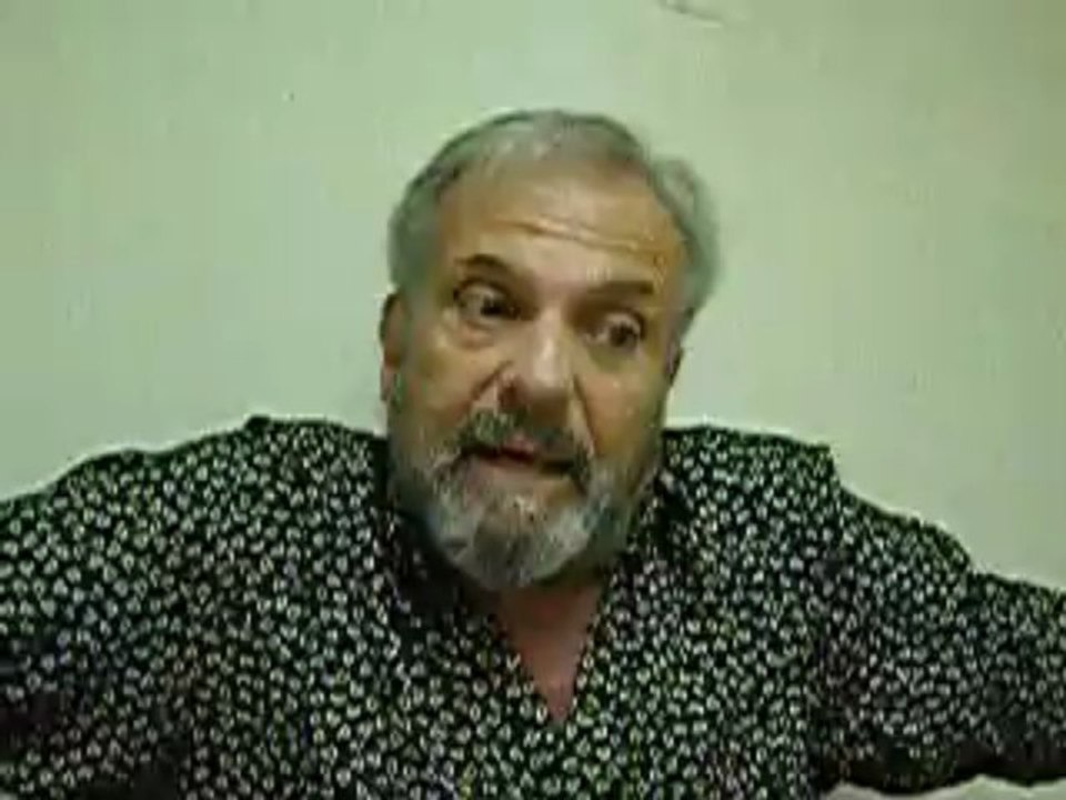 Ο Μηνάς Χατζησάββας μιλά στη "ΔΥΤΙΚΗ" αμέσως μετά την παράσταση Αγαμέμνων του Αισχύλου, ΔΗΠΕΘΕ Κοζάνης, Υπαίθριο Θέατρο Κοζάνης, 28.6.13