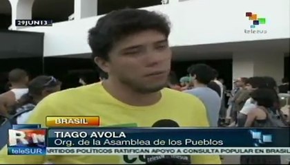 Asambleas de los pueblos en Brasil revisan temas como Reforma política