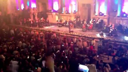كاظم الساهر- مهرجان جرش 27_06_2013.- لحظة الدخول الى المسرح