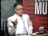 Meray Mutabiq with Hassan Nisar. June 30th 2013