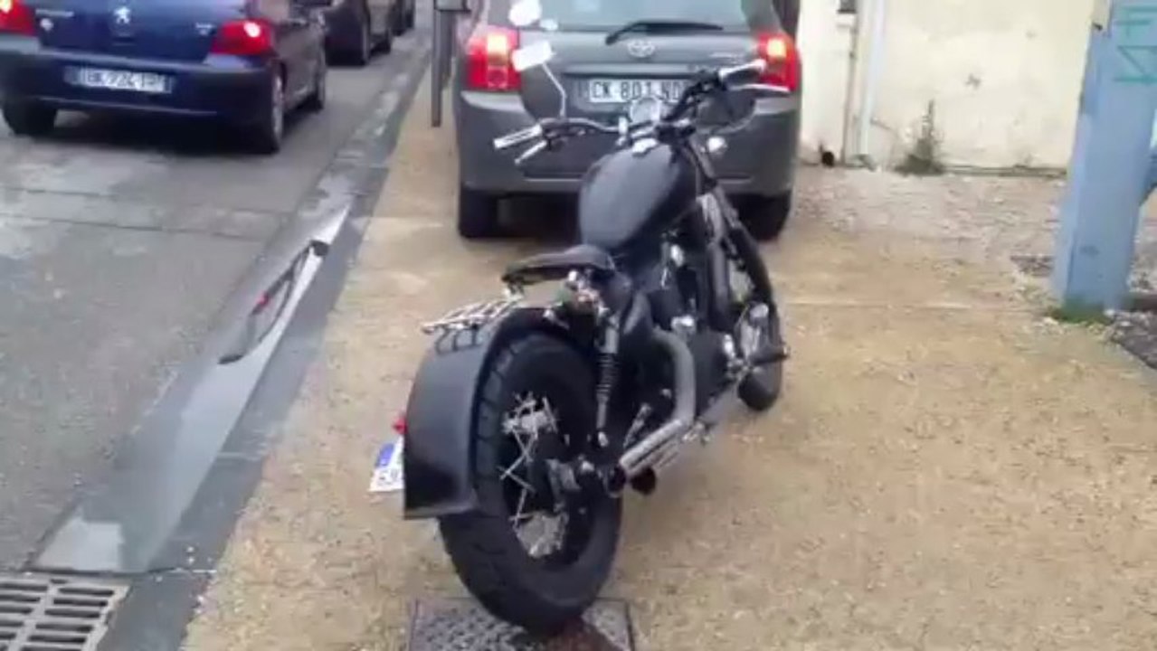 Virago  Black Bobber