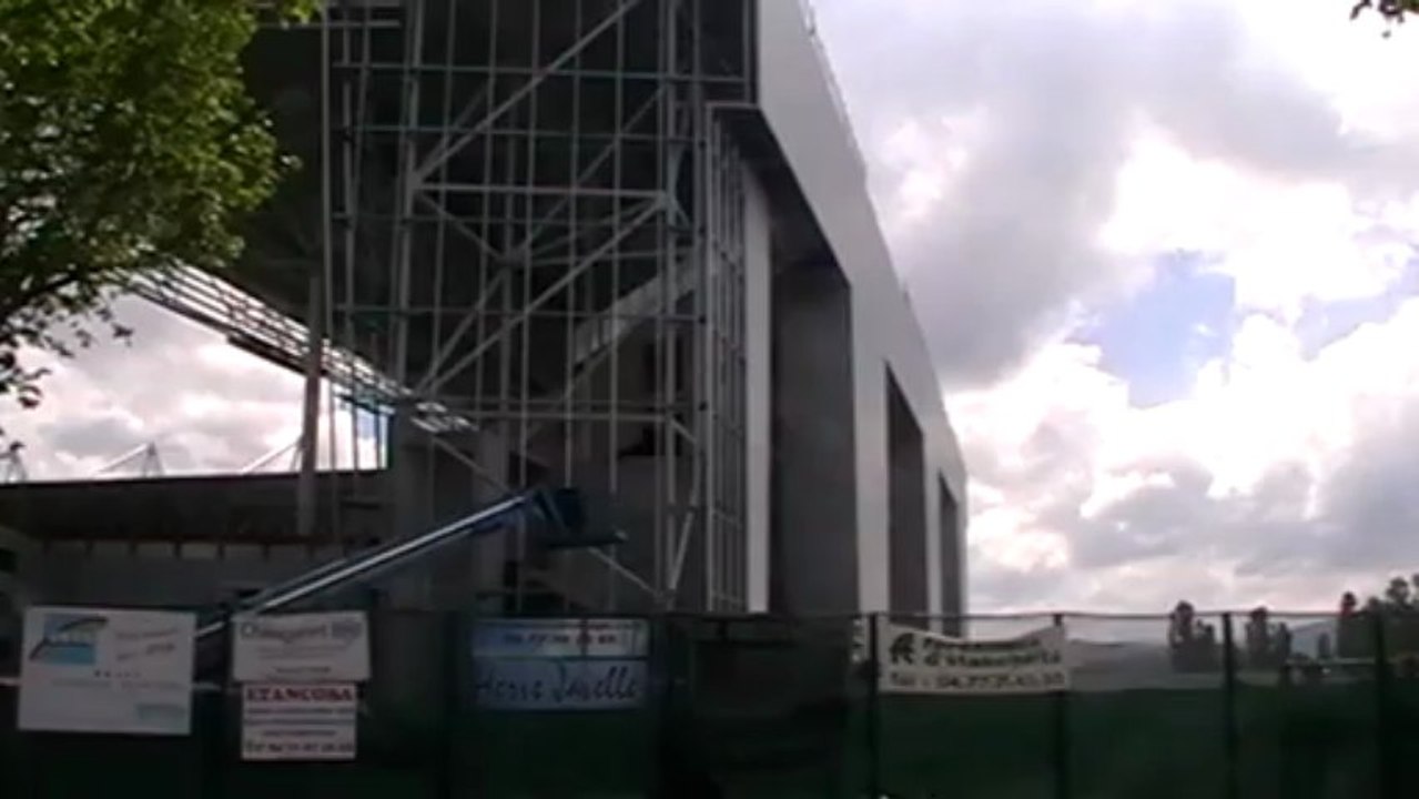 travaux au stade Geoffroy-Guichard partie 1