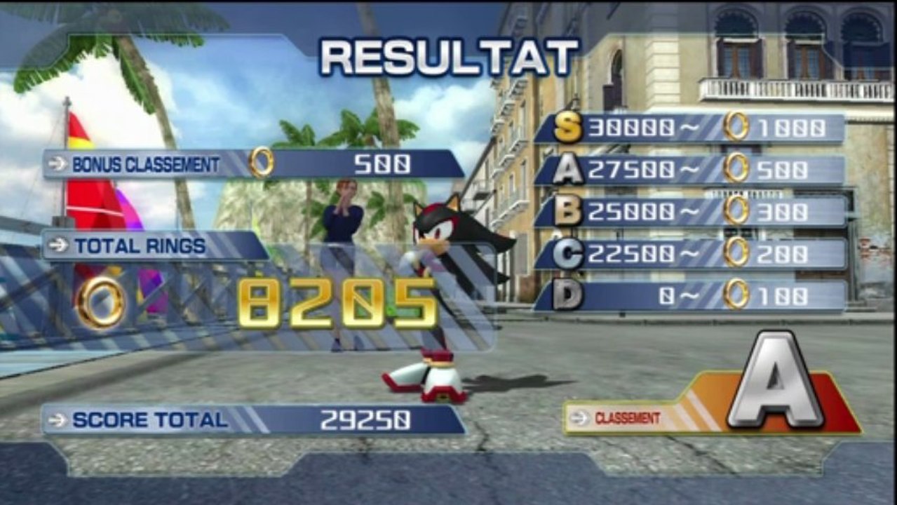 Sonic The Hedgehog - Shadow - Mission 1 : Elimine les ennemis de la rue commerçante