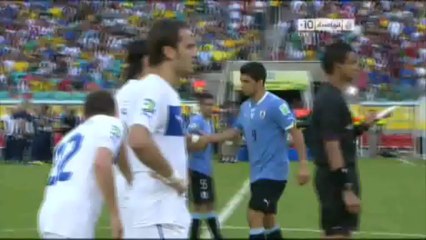 ضربات الترجيحية لمباراة إيطاليا - الاوروغواي ( 3 - 2 )