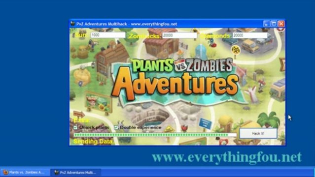 Plants vs Zombies Adventures Hack - MULTIHACK DOWNLOAD [Sun, Zombucks, Diamonds, 2x Exp, All Plants]