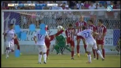 Penalti fallado por Santi Villa