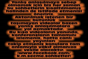 Dini Makam veya Mevki İfade Eden Soyadı Alınamaz Ne Karışıyorsun Bana yav... - Üstad Kadir Mısıroğlu