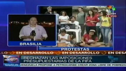 Anuncian ONG brasileñas que marcharán en mundial de futbol de 2014