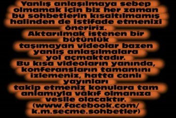 İslam Yazısının Sağdan Sola Yazılışının İnsan Fıtratına Uygunluğunun Delili - Üstad Kadir Mısıroğlu