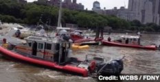 Sightseeing Helicopter Goes Down in Hudson River