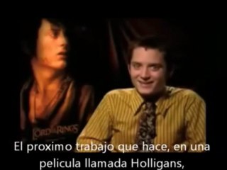 Elijah Wood: la risa de un hobbit (subtitulado)