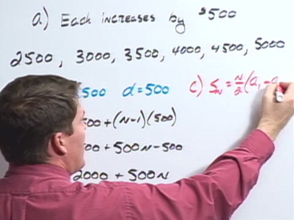How to Find Sequence and Series Word Problems