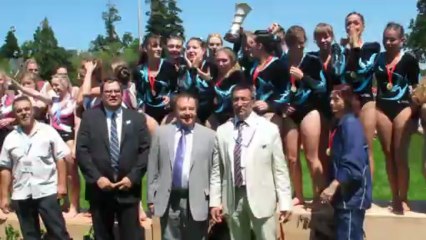 Les gymnastes de Roiffieux championnes de France