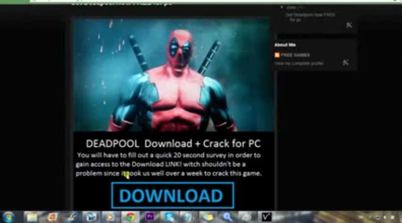 Deadpool + Crack  Working 2013