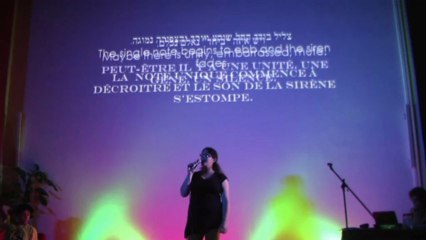 1èreDemi-Finale Coupe du Monde, EllenPotless - Israel : MemorialDay(MomentsBeforeTheNational,Minute-LongSiren)