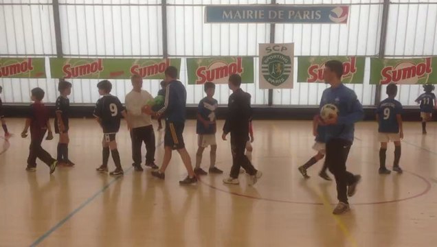 Tournoi SUMOL CUP U11 entrée des joueurs