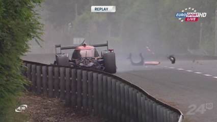 24H LEMANS 2013 Belicchi restart BIG crash