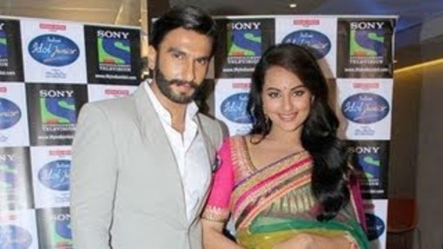 Sonakshi Sinha & Ranveer Singh Promotes Lootera On Indian Idol Junior !