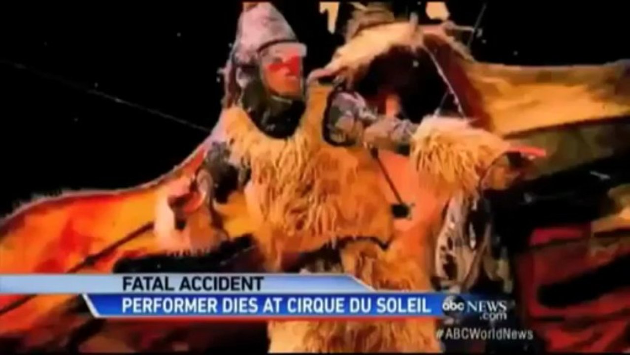 Cirque du Soleil : chute mortelle d'une acrobate française en plein spectacle