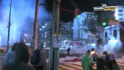 Manifestaciones violentas no se ausentaron de la Final