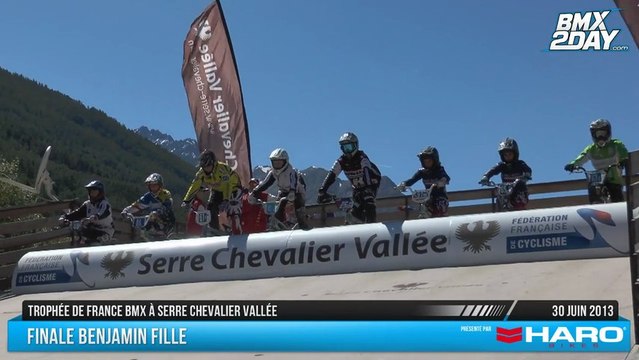 Finale Benjamin Fille Trophée de France BMX 2013 Serre Chevalier