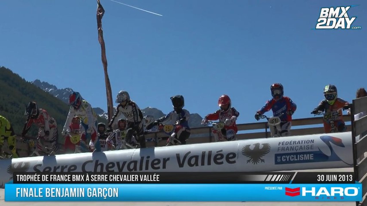 Finale Benjamin Garçon Trophée de France BMX 2013 Serre Chevalier