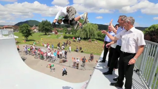 Inauguration du skate park
